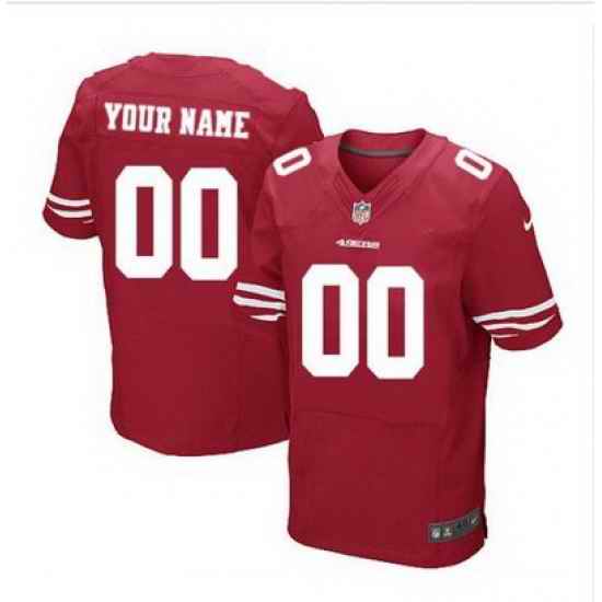 Men Women Youth Toddler All Size San Francisco 49ers Customized Jersey 002